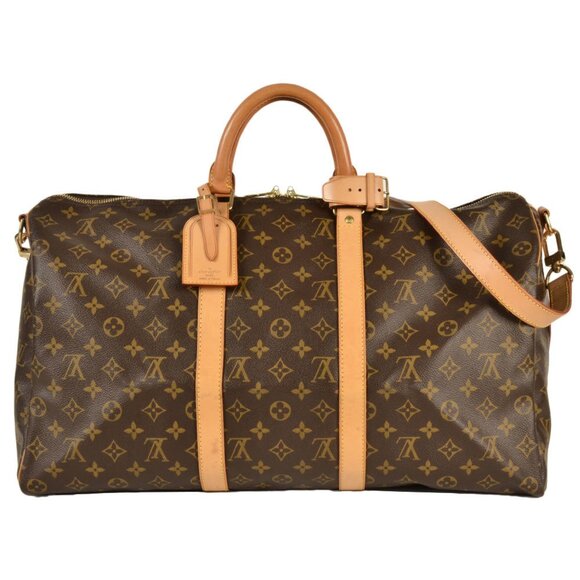 LOUIS VUITTON Brown Monogram Boston Bag - Picture 1 of 7